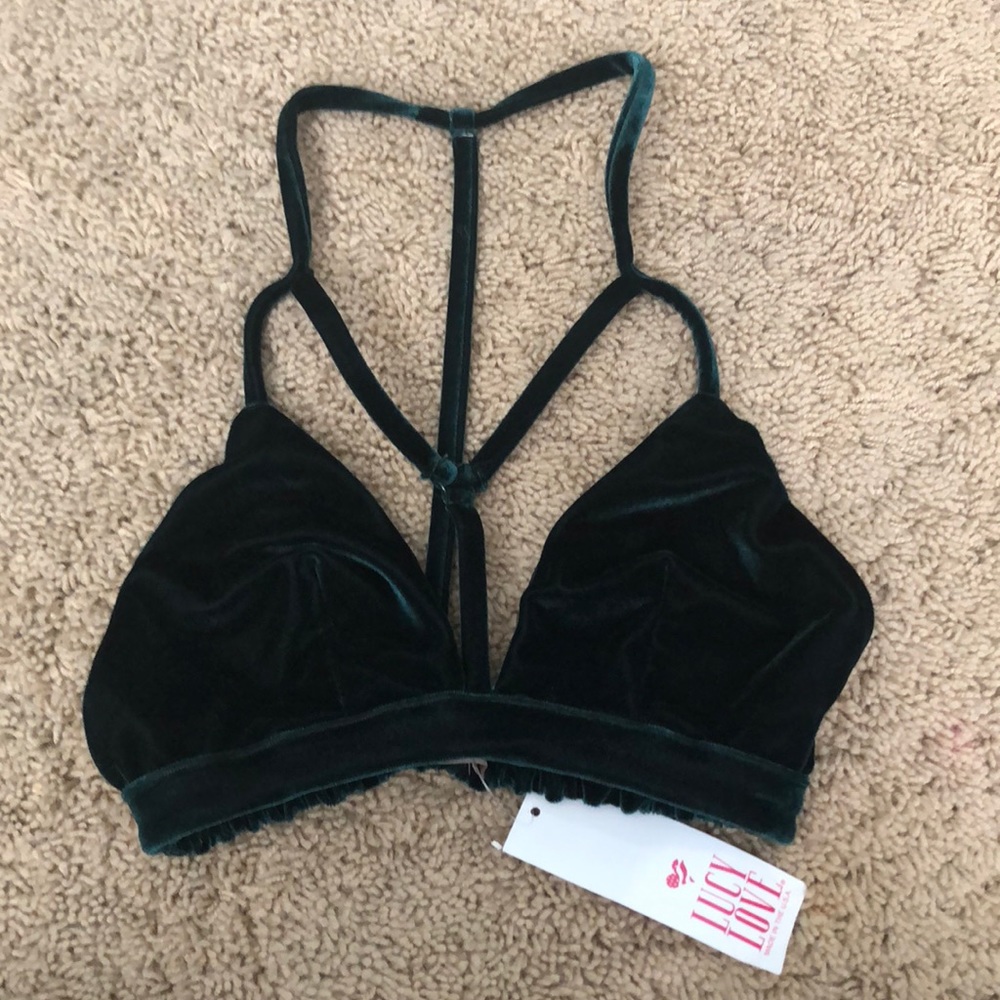 Lucy Love Velvet bralette